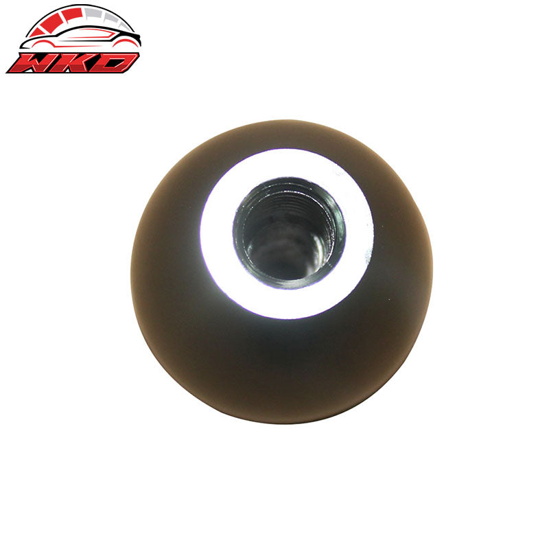 Gunmetal Aluminum M10X1.5 MT T-R Style Gear Shift Knob 5 Speed JDM Emblem Badge