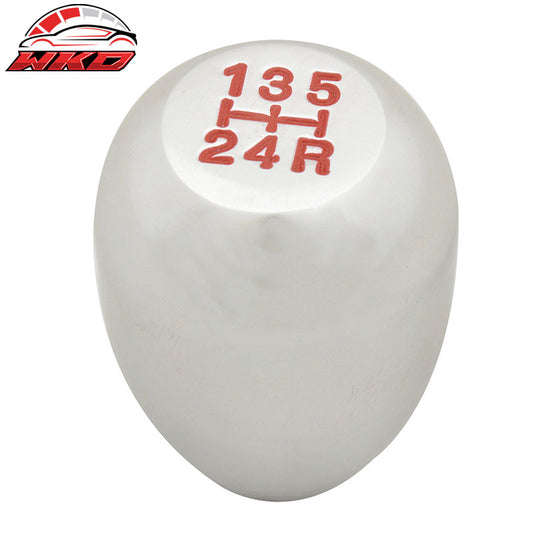 Wholesale M10X1.5 MT Manual Transmission T-R Style Gear Silver Shift Knob 5 SpeedSPD VW - Wikond Auto