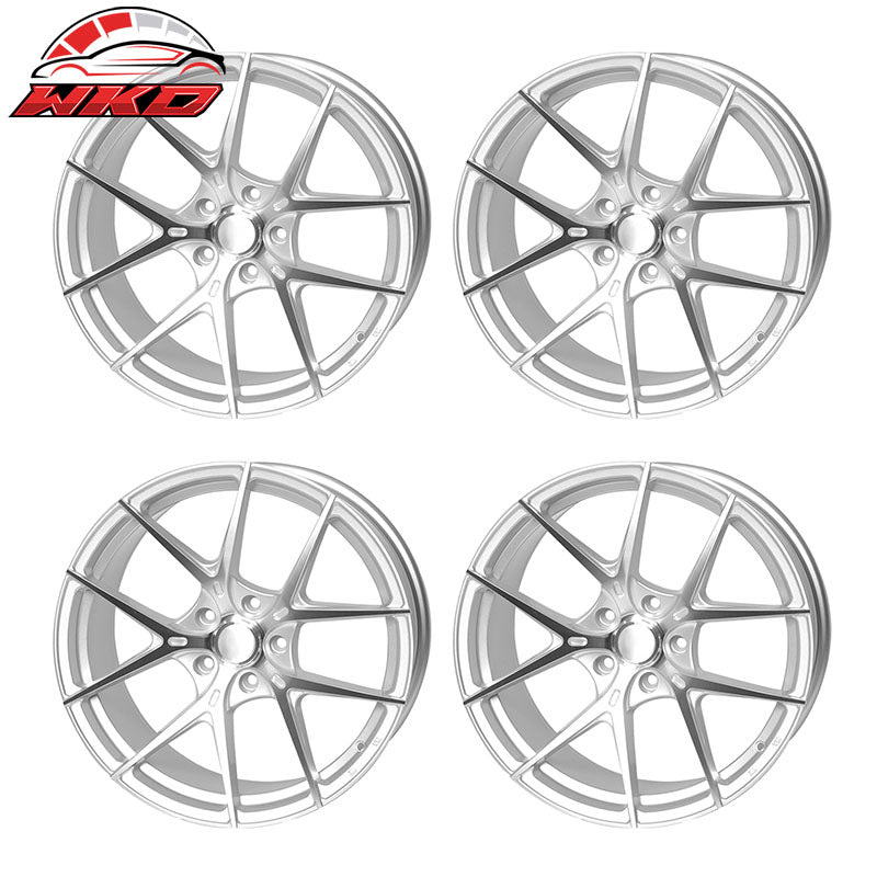 Wholesale (4) 19X8.5 +35 5X114.3 5 Split Spoke Wheels Rim (Scion Subaru Tesla Toyota)