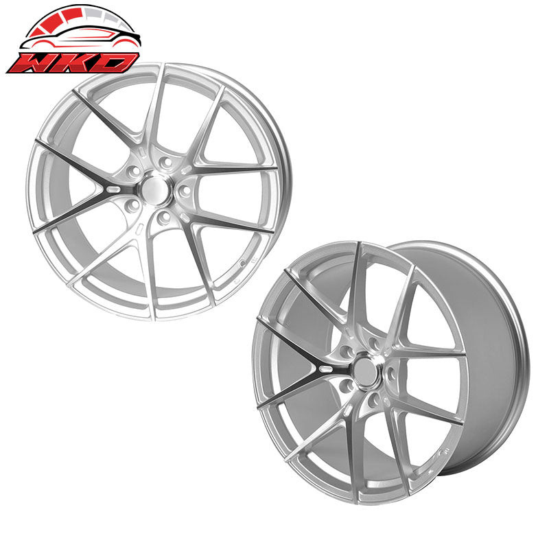 (4) 19X8.5 +35 5X114.3 5 Split Spoke Wheels Rim (Scion Subaru Tesla Toyota)
