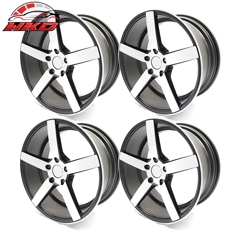 4PCS 19X8.5 +35 5X120 5 Spoke Wheels/Rims Wholesale Acura BMW Chevy Honda Lexus Toyota