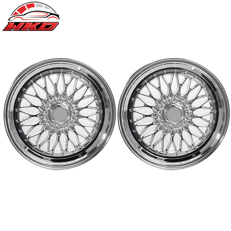 Wholesale (2) 19X9.5 +40 5X114.3 / 5X120 Step Lip Deep Dish Mesh Wheels Rims Accessories